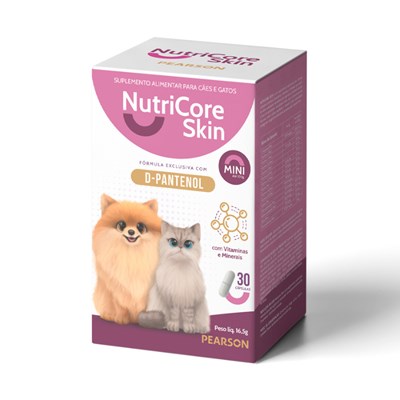 Suplemento Nutricore Skin Mini 16,5 gr para Cães e Gatos de até 10 kg