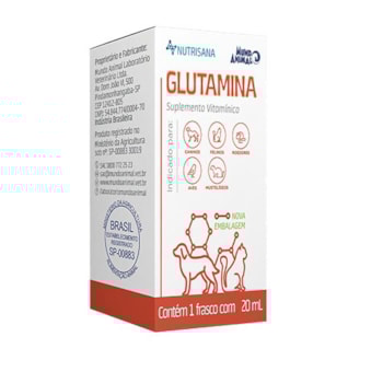 Suplemento Nutrisana Glutamina para Cães e Gatos 20ml - Imagem principal