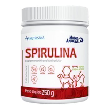 Suplemento Nutrisana Spirulina para Cães e Gatos 250gr - Imagem principal