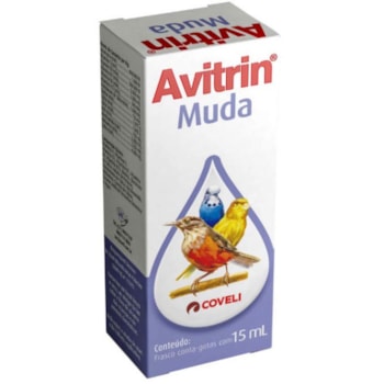 Suplemento Para Muda Avitrin Para Aves 15ml - Imagem principal