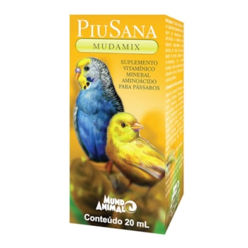 Suplemento Piusana Mudamix para Pássaros 20ml - Imagem principal