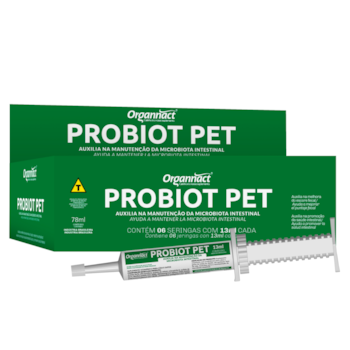 Suplemento Probiótico Probiot Pet Organnact Para Cães e Gatos 13ml - Imagem principal