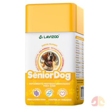 Suplemento Proteico Aminoácido Sênior Dog 150g Lavizoo para Cães - Imagem principal