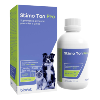 Suplemento Stimo Ton Pro Biovet para Cães e Gatos 125ml - Imagem principal