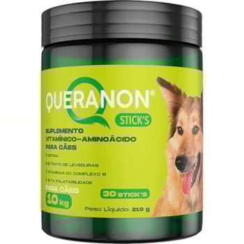 Suplemento Vitamínico Aminoácido Queranon com 30 Stick´s para Cães - Imagem principal