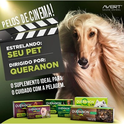 Suplemento Vitamínico Aminoácido Queranon Small Size  30 Comprimidos Palatáveis para Cães e Gatos