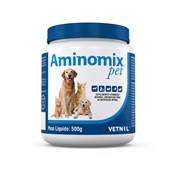Suplemento Vitamínico Aminomix Pet para Cachorros e Gatos 500gr