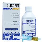 Suplemento Vitamínico Glicopet Caninus 125ml para Cães