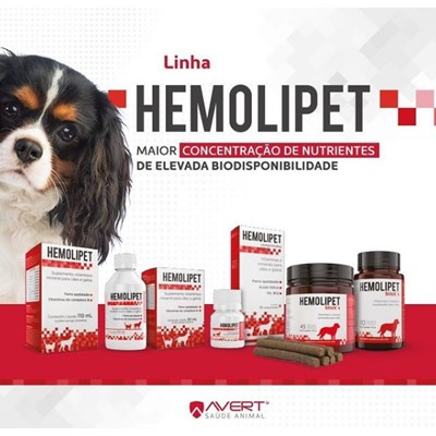 Suplemento Vitamínico Hemolipet 30ml para Cães e Gatos