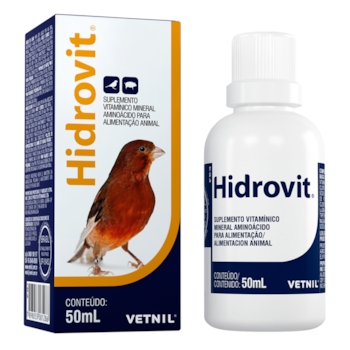 Suplemento Vitamínico Hidrovit para Pássaros 50ml - Imagem principal