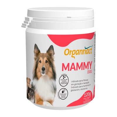 Suplemento Vitamínico Mammy Dog 120gr para Fêmeas em Gestação e Lactação