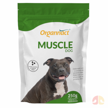 Suplemento vitamínico Organnact Muscle Dog para Cães Adultos 250g - Imagem principal