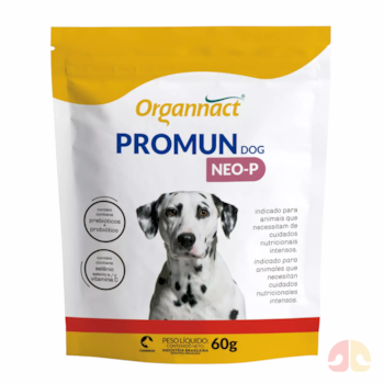 Suplemento Vitamínico Organnact Promun Dog Neo-P para Cães 60g - Imagem principal