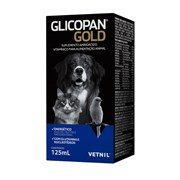 Suplemento Vitamínico Vetnil Glicopan Gold para Cachorros e Gatos 125 ml