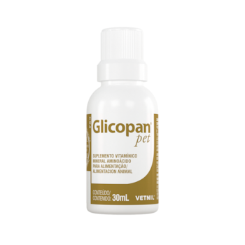 Suplemento Vitamínico Vetnil Glicopan Pet para Cachorros e Gatos 30ml - Imagem principal