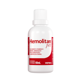 Suplemento Vitamínico Vetnil Hemolitan Pet para Cachorros e Gatos 60ml - Imagem principal