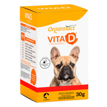 Suplemento Vitamínico Vita D Organnact para Cães 30gr - Imagem principal