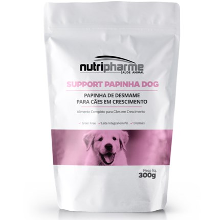 Support Papinha Dog para Desmame Nutripharme para Cachorros com 300gr
