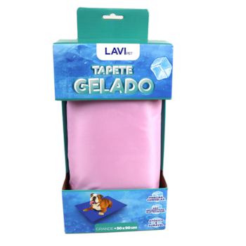 Tapete Gelado Lavipet para Cães G Rosa 50X90cm - Imagem principal