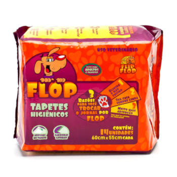 Tapete Higiênico Flop Petix para Cães 14UN 60X55cm - Imagem principal