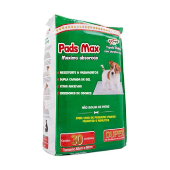 Tapete Higiênico Pads Max Com 30 Unidades de 65x60cm - Imagem principal