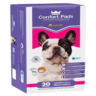Tapete Higiênico para Cães Confort Pads 80x60 30uni