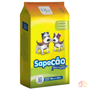 Tapete Higiênico Sapecão para Cães com 30 Unidades de 80x60cm - Imagem principal
