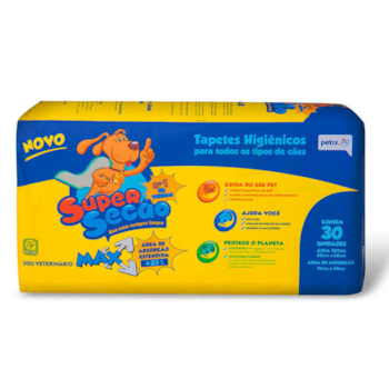Tapete Higiênico Super Secão Max 80x60cm 30UN para Cães - Imagem principal