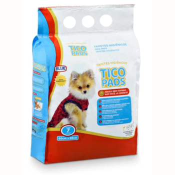 Tapete Higiênico Tico Pads Com 07 Unidades de 60x55cm - Imagem principal
