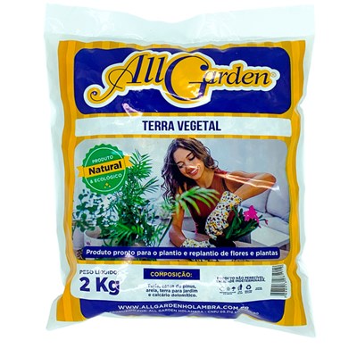 Terra Vegetal All Garden com 2,0kg