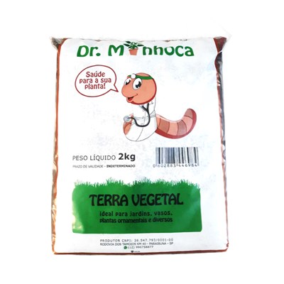 Terra Vegetal Dr Minhoca 2kg
