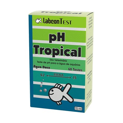 Teste de Ph Tropical Labcon 15ml para Aquários