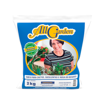 Turfa All Garden para Cactos, Suculentas e Rosa do Deserto com 2kg - Imagem principal
