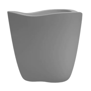 Vaso Tryas Jardim Floridis 26x30cm Cor Cimento - Imagem principal