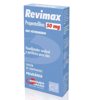 Vasodilatador Revimax 50mg para Cachorros 30 Comprimidos - Imagem principal