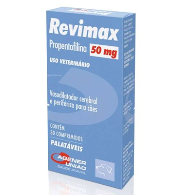 Vasodilatador Revimax 50mg para Cachorros 30 Comprimidos