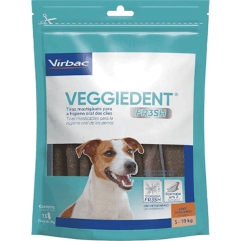 Veggie Dent Fresh 15 Tiras Mastigáveis para Cães 15gr - Imagem principal