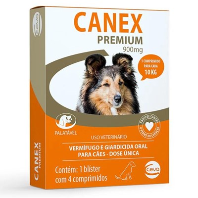 Vermífugo Canex Premium para Cachorros 900mg