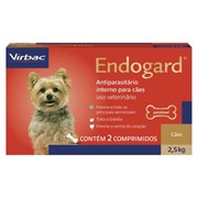Vermífugo Endogard para Cães de até 2,5kg 2Un