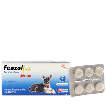 Vermífugo Fenzol Pet para Cachorros 500mg - Imagem principal