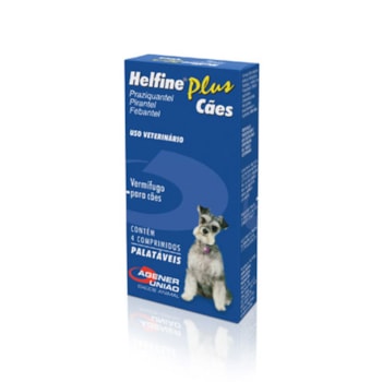 Vermifugo Helfine Plus para Cães com 4 Comprimidos - Imagem principal