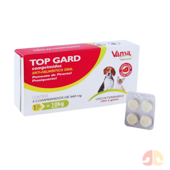 Vermífugo Top Gard 660mg para Cães e Gatos até 10kg - Imagem principal