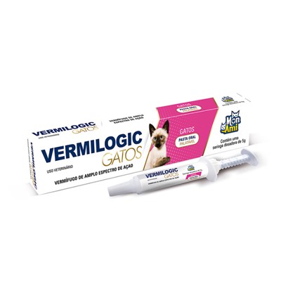 Vermífugo Vermilogic Palatável para Gatos 5gr