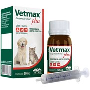 Vermífugo Vetmax Plus Suspensão para cachorros e gatos 30ml