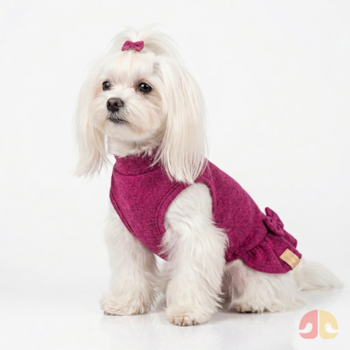 Vestido Linha Rosa Fábrica Pet G para Cães - Imagem principal