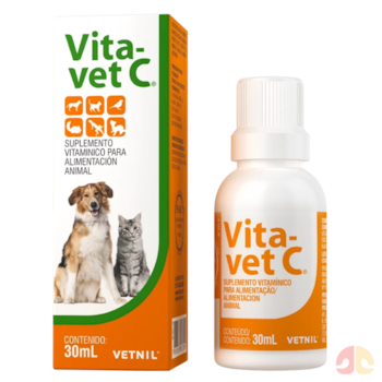 Vitamina Vita Vet C para Cães e Gatos 30ml - Imagem principal