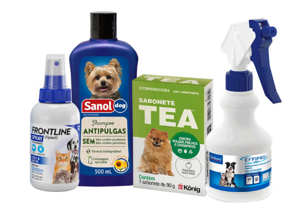 shampoo antipulga para cachorro
