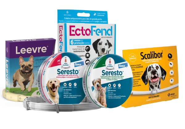 coleira antipulga pra cachorro