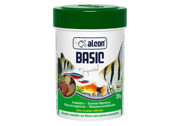 ração pra peixe em flocos