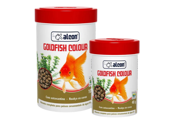 ração granulada para peixes